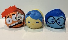 Disney Inside Out 2 Anxiety, Joy, Sadness TSUM Tsum Plush 7  Brand New