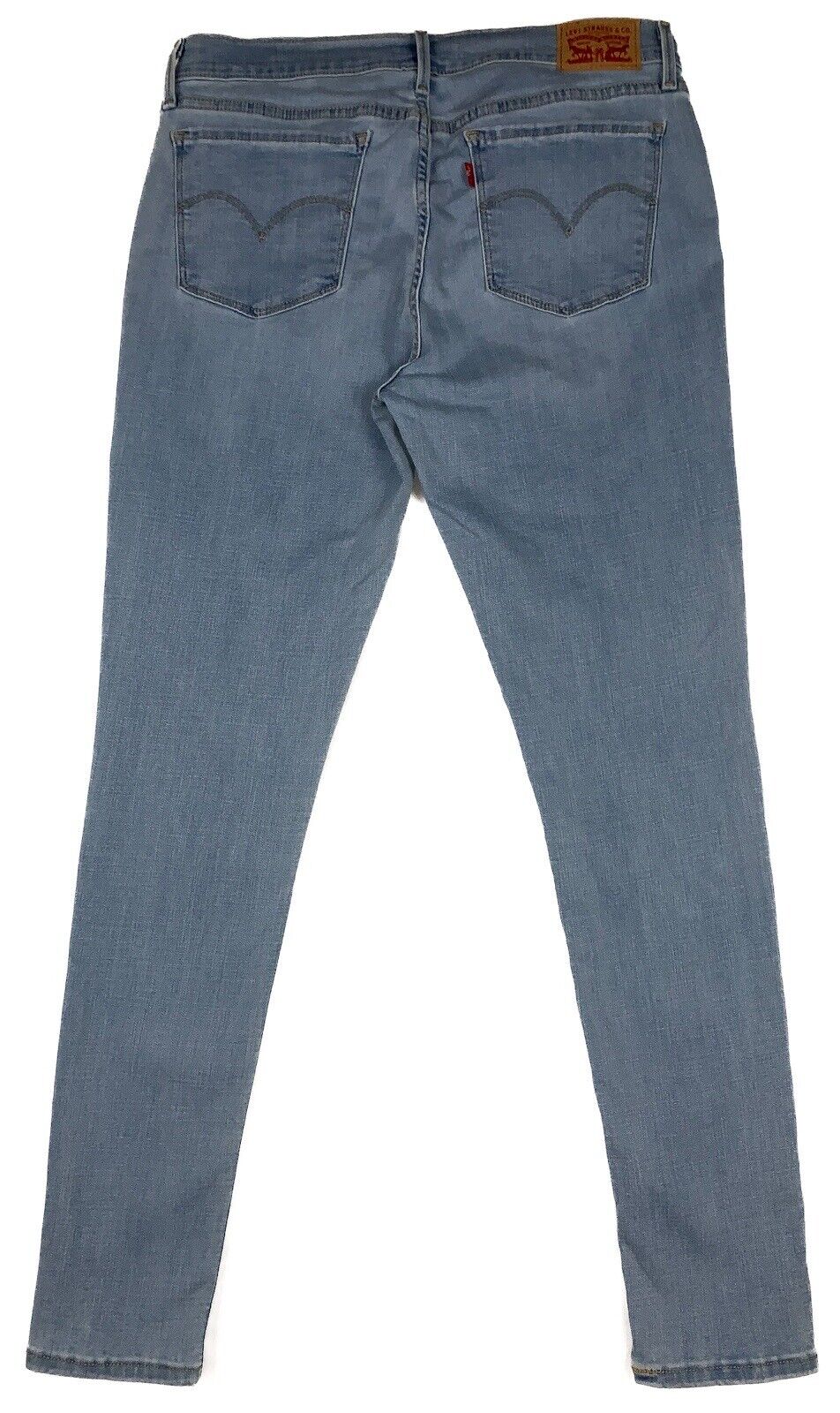 Levis 710 Super Skinny Jeans Light Wash Blue Stre… - image 2