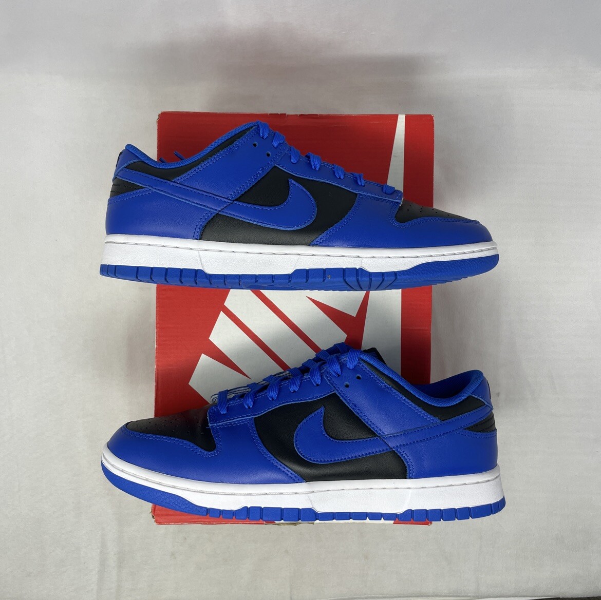 nike dunk low black cobalt white