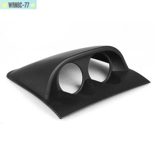 Black 52mm Dual Hole Gauge Pod ABS Plastic Holder Car Dual Dash Dashboard Mount — 第 2/4 张图片
