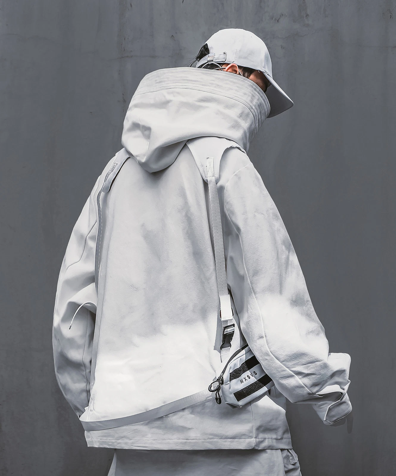 Niepce i-Tech Techwear Jacket Urban Streetwear Asian Hip Hop Funnel Hoodie image 12