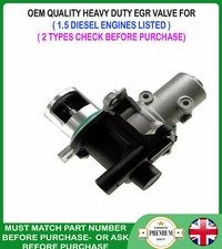 EGR VALVE FOR DACIA DUSTER NISSAN QASHQAI RENAULT CLIO II/III SUZUKI JIMNY 1.5D