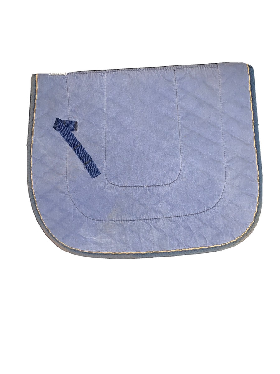 Tapis de selle Softypop bleu pétrole Equithème | OHLALA