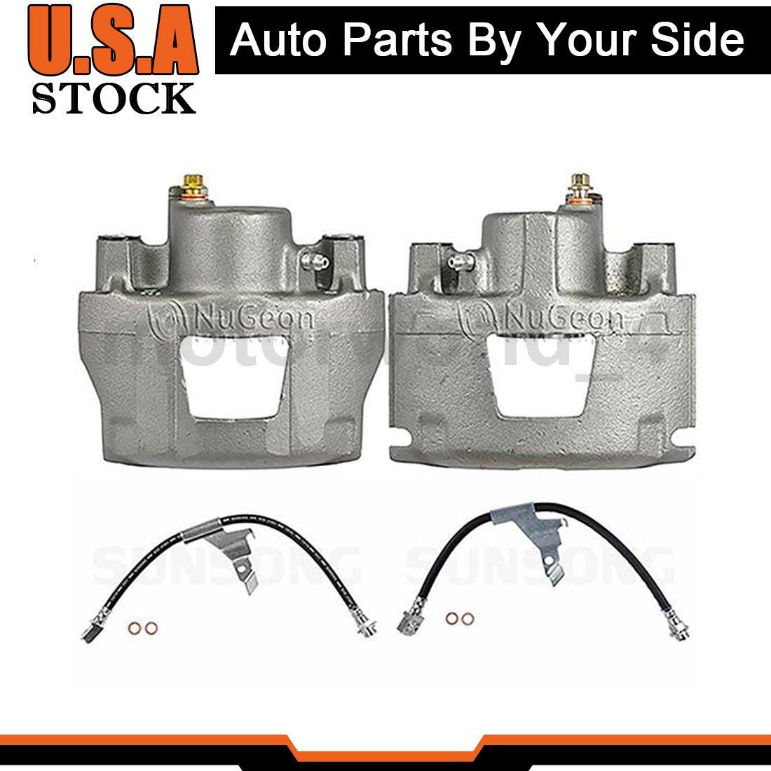 Front Brake Hose Line wtih Calipers Fits 1991 Oldsmobile 98_