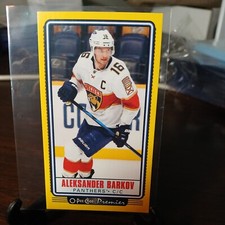 ALEKSANDER BARKOV 2021-22 O-Pee-Chee Hockey OPC Premier Tallboys YELLOW BORDER