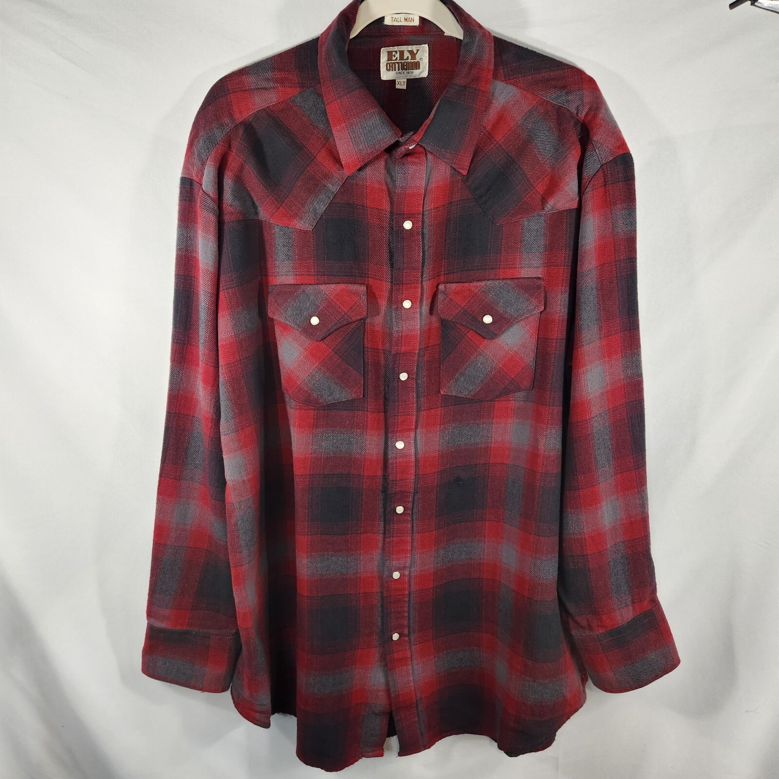 Chemise Cowboy Western Ely Cattleman - Blanc Perle à