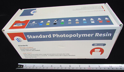 ELEGOO 8K STANDARD PHOTOPOLYMER RESIN 405nm UV-Curing BLACK 1000G for 3D Printer