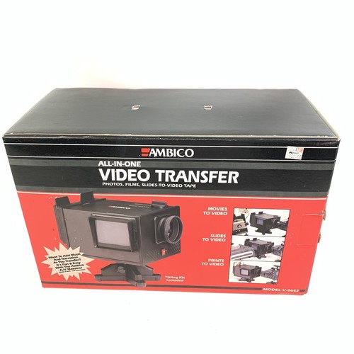 Ambico All-In-One Video Transfer System Model V-0652 Photos Films Slides