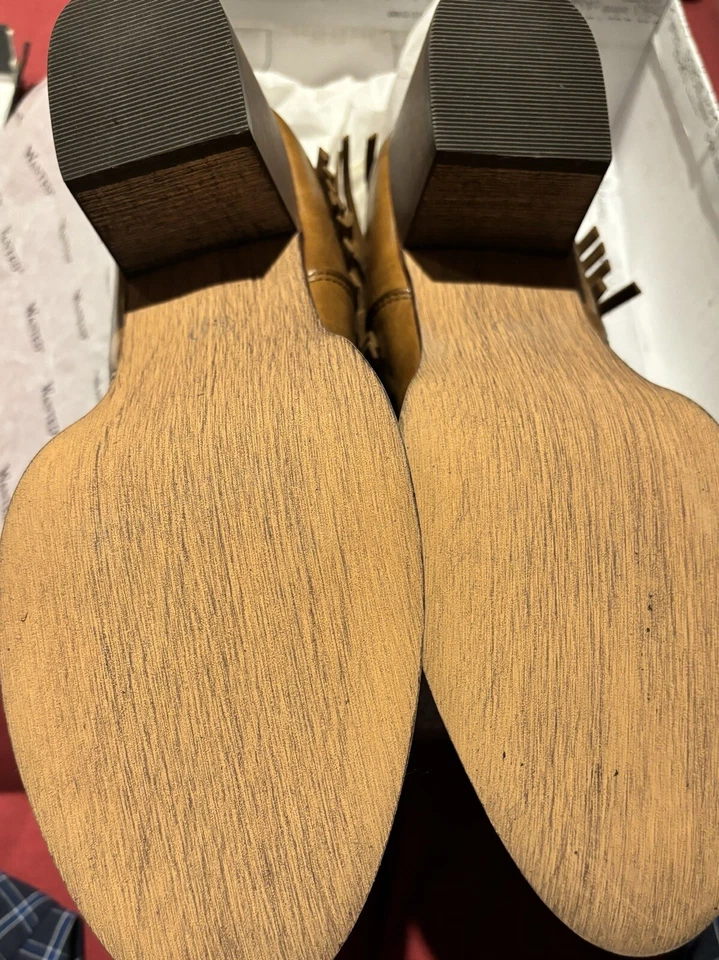 Женские сапоги с бахромой на лодыжке размер 8 1/2. Совершенно новый в коробке. - Изображение 4 из 4