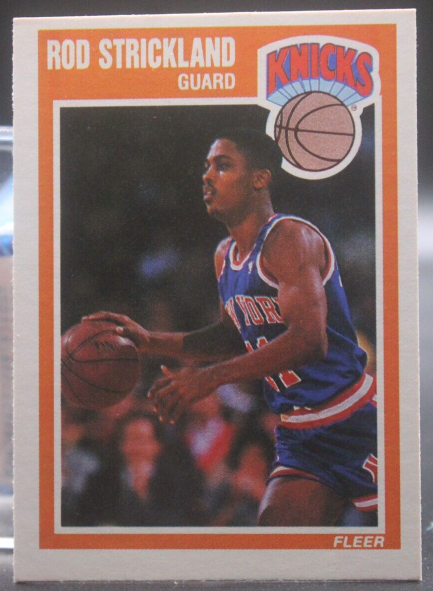 Rod Strickland (Knicks/RC/Depaul Blue Demons) 19891990 Fleer 104 eBay