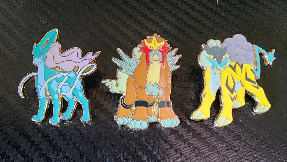 Suicune Entei and Raikou Pokémon 3 Legendary dogs