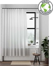 Medium Weight Eco-Friendly Waterproof PEVA Shower Liner, 30 Recycled, 70  X 72  