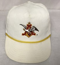 Vintage Anheuser Busch Strap Back Hat made in USA Official Product