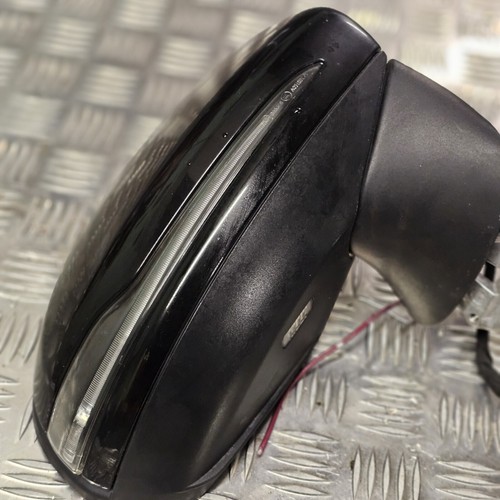MERCEDES C LASS 2.1 DIESEL DRIVER RIGHT SIDE WING MIRROR E1021279 BLACK - Picture 8 of 11