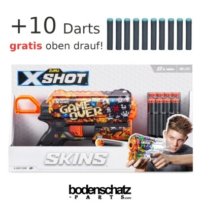 Dart Blaster X-SHOT Skins FLUX Game Over + 10 Darts gratis / FOAM
