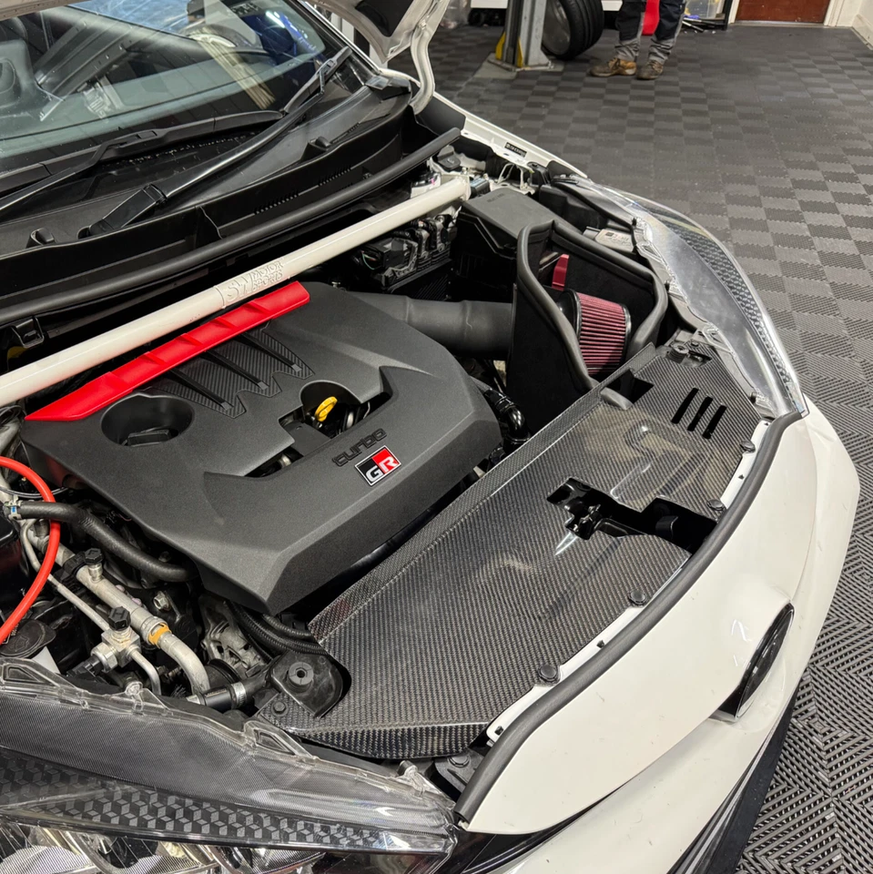 Carbon Fibre Cooling Panel / Plate for Toyota GR Yaris - Image 3 of 4