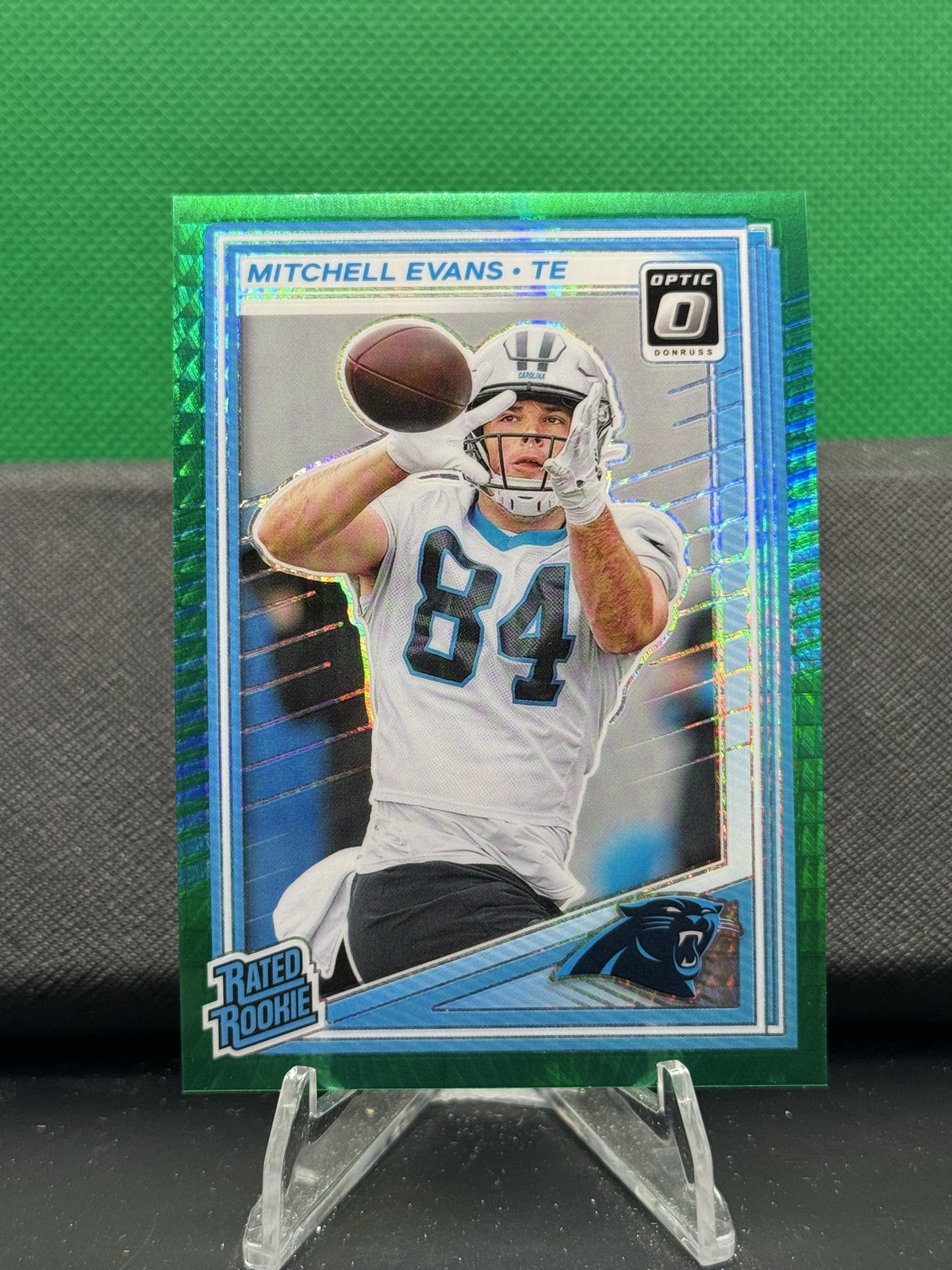 Mitchell Evans #254 Rookie Green Hyper 2025 Donruss Optic