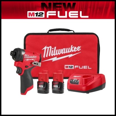 Milwaukee 3453-22 M12 FUEL  1/4'' Hex Impact Driver Kit