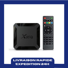 X96 Smart TV Box, Android 10.0 Boîte TV 1GB/8GO , Box Android TV 4K+ Option 1 An