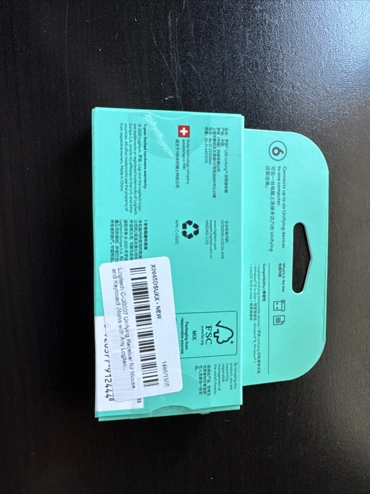 Logitech USB Unifying Receiver 2.4 GHz Wireless Dongle Connect Up To 6 Devices™ - Image 2 of 2