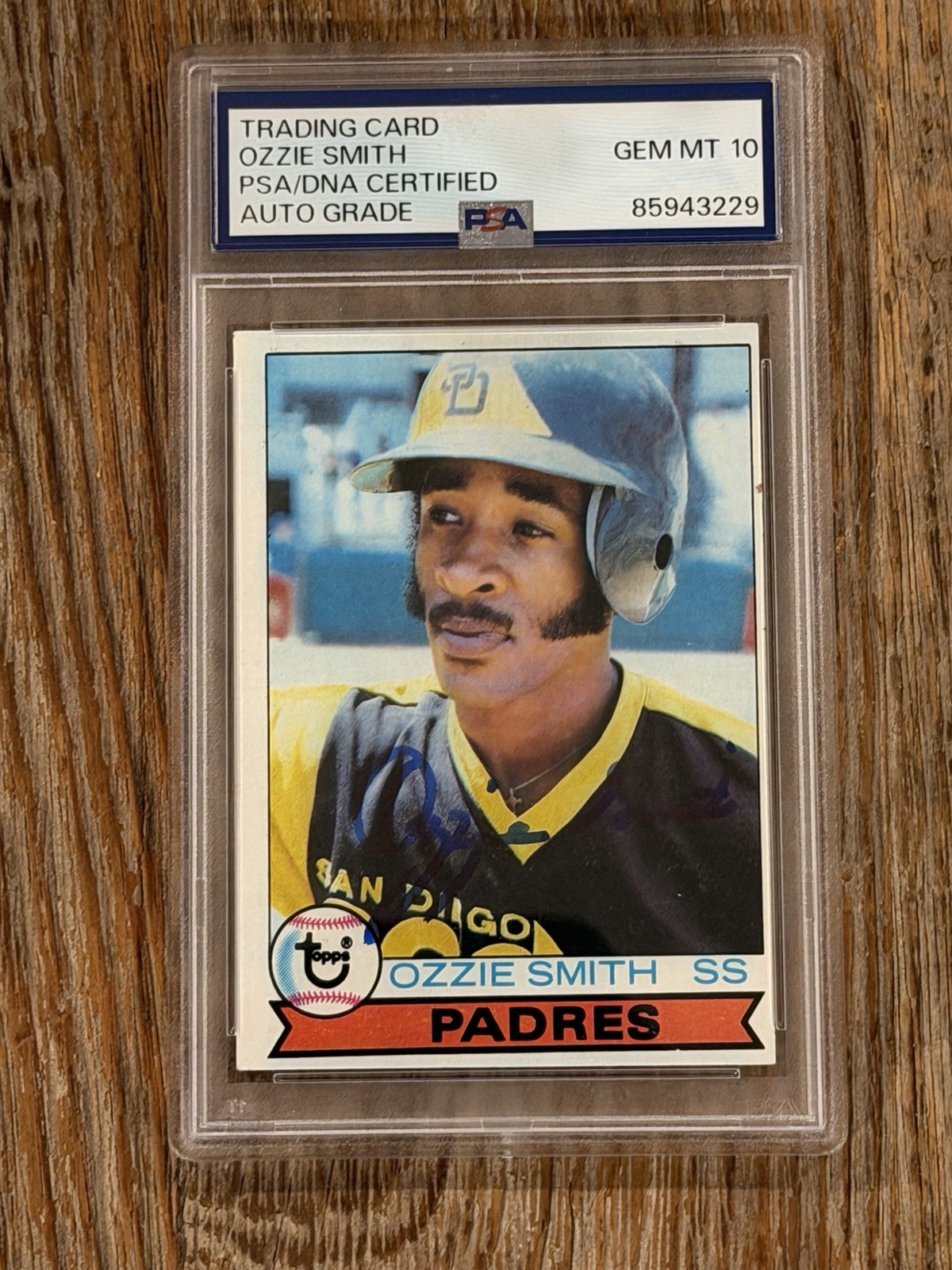1979 Topps - Ozzie Smith #116 (RC) PSA Auto Gem Mt 10
