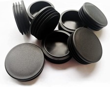 2 3/8 Inch 60mm Round Plastic Plugs, Tubing End Cap, Insert End Caps for Round