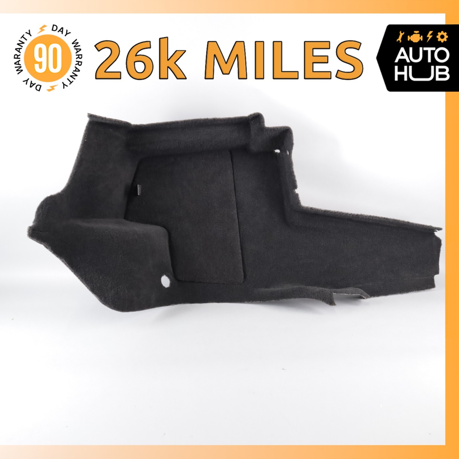 06-17 Aston Martin V8 V12 Vantage Rear Right Trunk Floor Carpet Panel OEM 26k