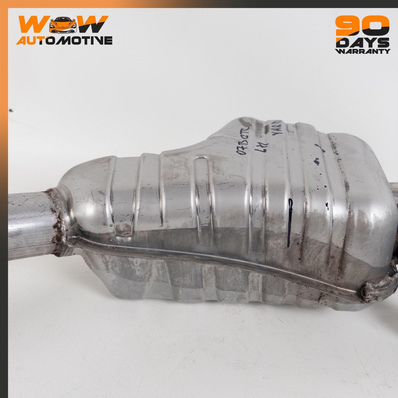 04-13 BENTLEY CONTINENTAL GTC GT LEFT DRIVER SIDE LOWER EXHAUST MUFFLER OEM