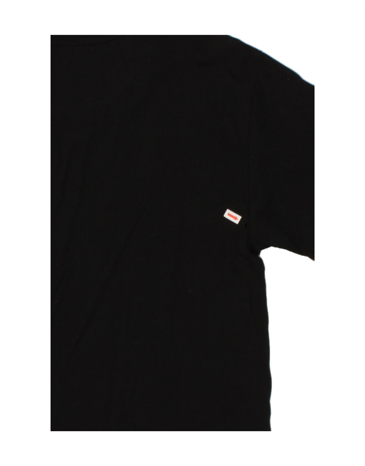 FILA Maglietta Uomo Grafica Top Grande Nero Cotone BZ29