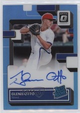 2022 Panini Donruss Optic Carolina Blue Prizm 10/35 Glenn Otto #RRS-GO Auto 10t4