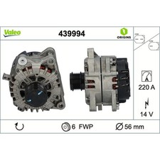 Alternatore Generatore 14 V 220 A Ø 56 Mm VALEO Per Altri FORD TRANSIT
