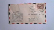 CANADA FIRST FLIGHT COVER: 1936 LA LOCHE TO ILE A LA CROSSE