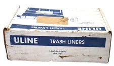 U-Line Blue Recycling Trash Liners 55 Gallon 39 "x 58" 100 Pack 1.5 Mil S-12981