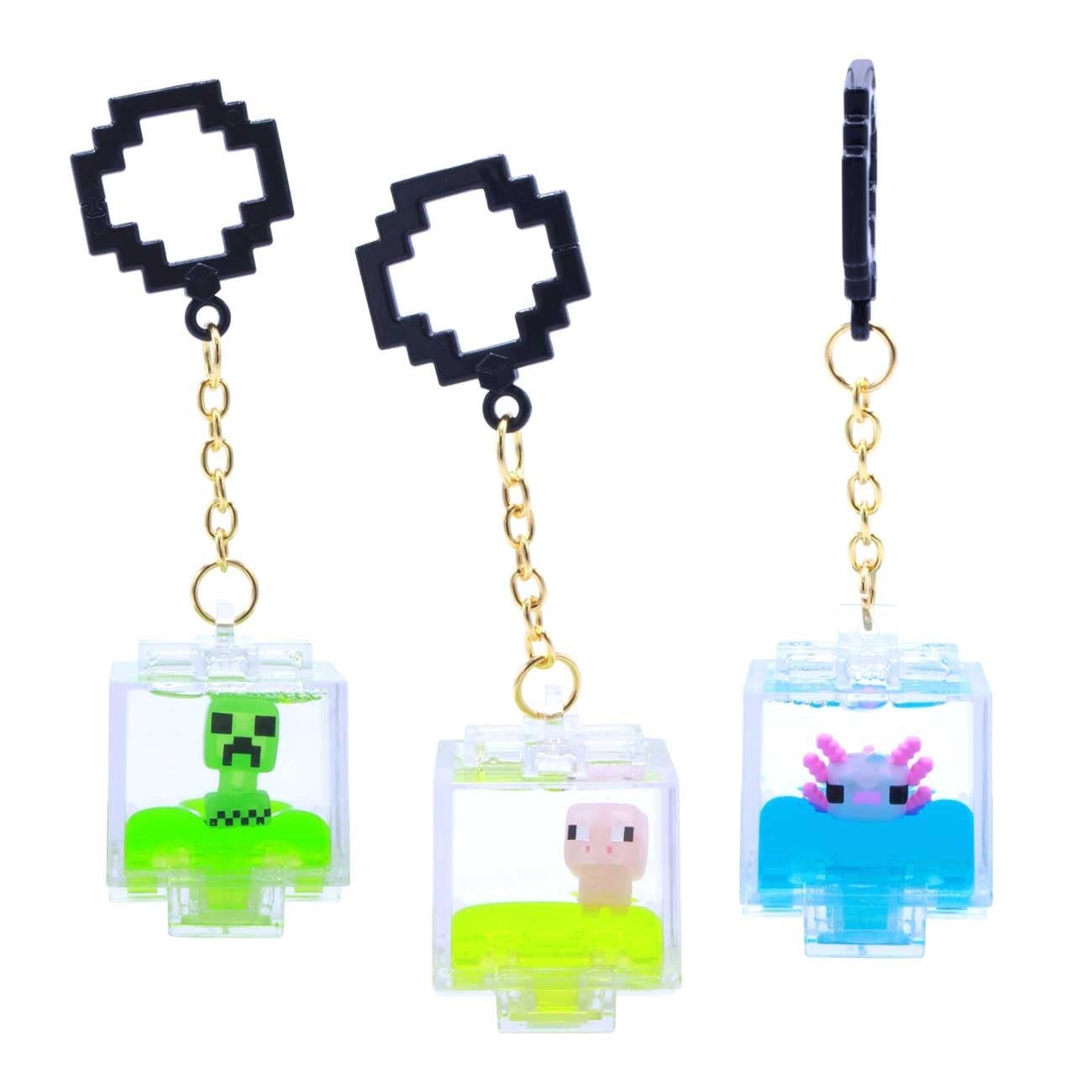 Just Toys LLC Minecraft Charms - Gancio per zaino, Multi (f3Y)