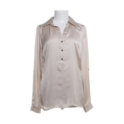 Comma, Bluse, Größe: 38, Beige, Polyester, Einfarbig, Satin, Damen #yNW