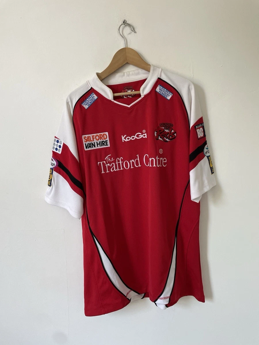 Maillot Salford Red Devils adulte moyen XL VX3 NEUF AVEC ÉTIQUETTES
