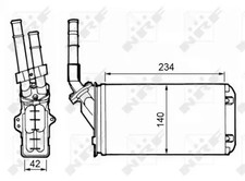 Radiateur Citroen AX