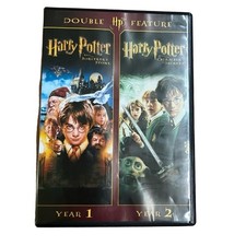 Harry Potter Double Feature Sorcerers Stone Chamber Of Secrets DVD