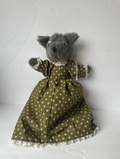 Vintage 3 In 1 Topsy Turvy fabric Doll Reverse Little Red Riding Hood