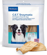 New C.E.T. Enzymatic Oral Chews for Dogs 30 Ct Fast Shipping