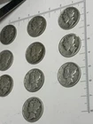 10 Mercury Silver Dimes 90% US Constitutional Silver