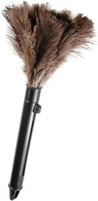Retractable Feather Duster-Genuine Ostrich Feathers,Anti-Static,Reusable