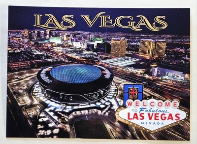 Nevada Postcards. Las Vegas. Allegiant Stadium. Aerial View. 