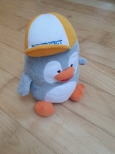 Paediprotect Pinguin Kuscheltier 22cm gelb grau wei&szlig; Pl&uuml;schtier