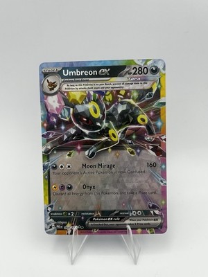 Umbreon ex - 060/131 - Double Rare NM, English Pokemon Prismatic Evolutions