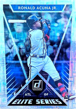 Ronald Acuna Jr. 2020 Panini Donruss - Elite Series Vector Parallel #E-8