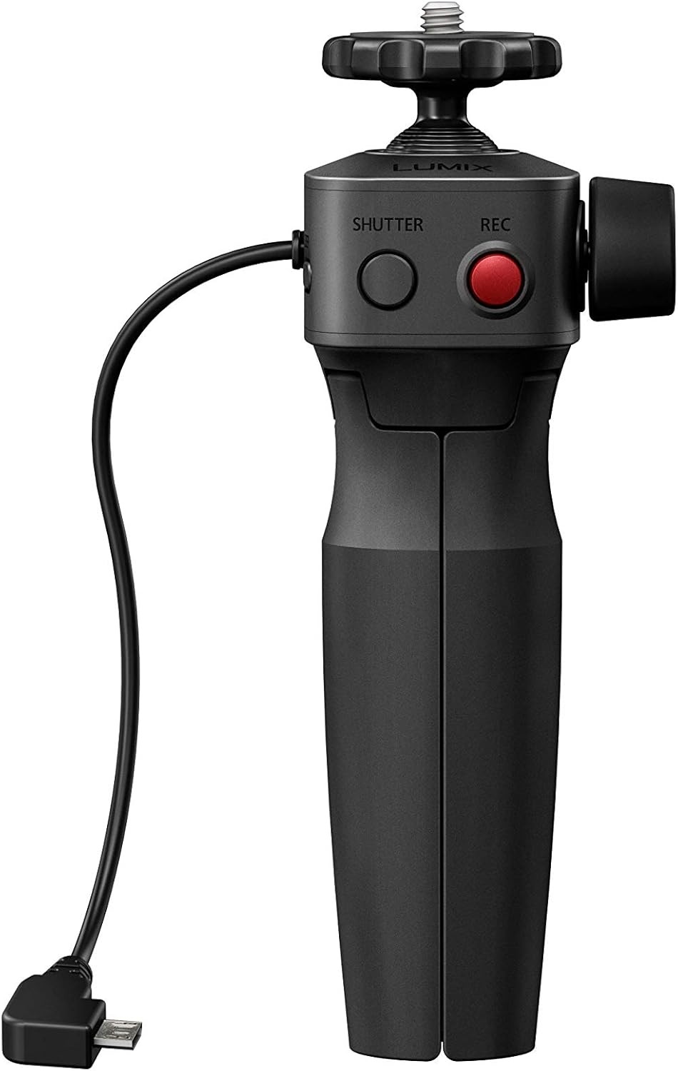 Ручка для штатива Panasonic LUMIX с проводным подключением USB Micro-B с видеорегистратором, затвором