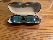 Ray-Ban RB2132 New Wayfarer 55mm Unisex Sunglasses - Black / Blue Lens