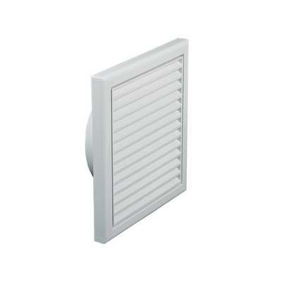easyPART passend für dalap 10006339 Außengitter 125erR weiß