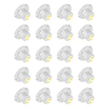 20x White T4.2 Flat Top Led Dash Lights For Instrument Cluster Dashboard Bulbs 20x White T4.2 Flat Top Led Dash Lights For Instrument Cluster Dashboard Bulbs